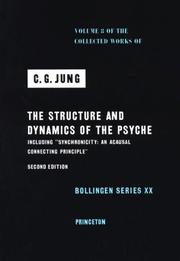 Cover of: The structure and dynamics of the psyche.