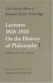 Lectures 1818-1819 on the history of philosophy