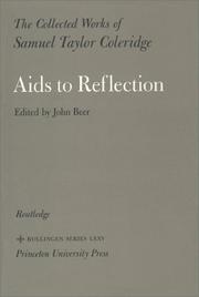 Cover of: Aids to reflection by Samuel Taylor Coleridge