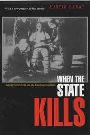 When the state kills : capital punishment and the American condition