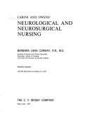 Cover of: Carini and Owens' Neurological and neurosurgical nursing by Esta Carini