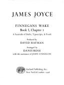 Finnegans wake : book I, Chapter 1 : a facsimile of drafts, typescripts & proofs
