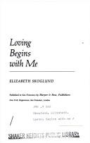 Cover of: Loving begins with me