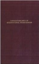 Cover of: Canada's balance of international indebtedness, 1900-1913