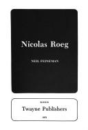 Cover of: Nicolas Roeg