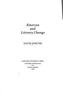Cover of: Emerson and literary change