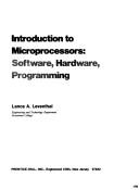 Introduction to microprocessors by Lance A. Leventhal