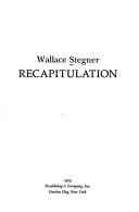 Cover of: Recapitulation