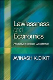 Lawlessness and economics : alternative modes of governance