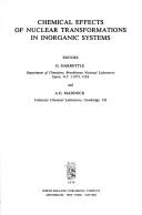 Chemical effects of nuclear transformations in inorganic systems