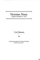 Victorian noon : English literature in 1850