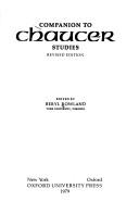 Cover of: Companion to Chaucer studies
