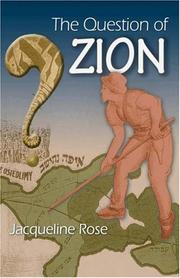 The question of Zion by Jacqueline Rose