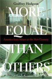 Cover of: More equal than others: America from Nixon to the new century