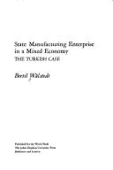 State manufacturing enterprise in a mixed economy by Bertil Wålstedt