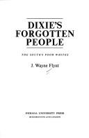Cover of: Dixie's forgotten people: the South's poor whites