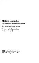 Cover of: Modern linguistics: the results of Chomsky'srevolution