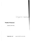 Cover of: Public finance