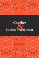 Cover of: Conflict and conflict management