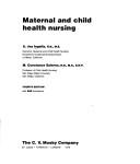 Maternal and child health nursing by A. Joy Ingalls