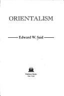 Cover of: Orientalism by Edward W. Said