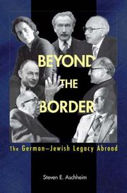 Cover of: Beyond the Border: The German-Jewish Legacy Abroad