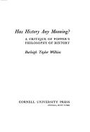 Cover of: Has history any meaning?: A critique of Popper's philosophy of history