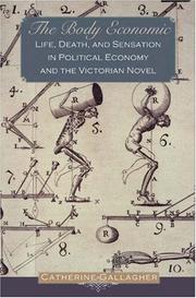 The body economic : life, death, and sensation in political economy and the Victorian novel