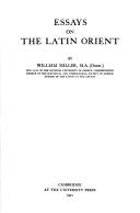 Cover of: Essays on the Latin Orient