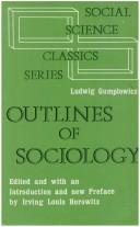 Grundriss der Sociologie by Ludwig Gumplowicz