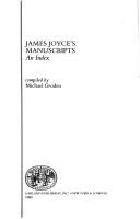 Cover of: James Joyce's manuscripts: an index
