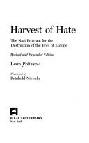 Harvest of Hate by Léon Poliakov