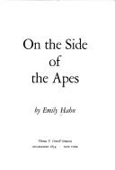 Cover of: On the side of the apes.