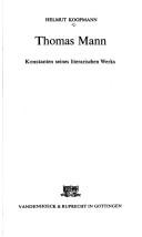 Cover of: Thomas Mann: Konstanten seines literar. Werkes
