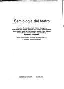 Cover of: Semiología del teatro