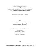 Cover of: Montangeologische Untersuchungen an Lagerstätten des Eisens, Mangans und Nickels.