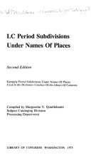 Cover of: LC period subdivisions under names of places