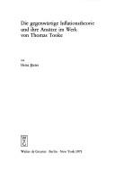 Die gegenwärtige Inflationstheorie und ihre Ansätze im Werk von Thomas Tooke by Heinz Rieter