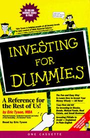 Cover of: Investing for Dummies (--for Dummies (New York, N.Y.).)
