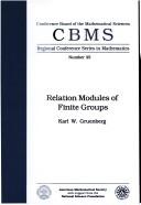Relation modules of finite groups by Karl W. Gruenberg