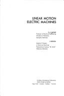 Cover of: Linear motion electric machines
