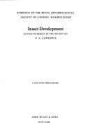 Cover of: Insect development