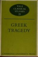 Yale classical studies. Vol.25, Greek tragedy