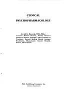 Cover of: Clinical psychopharmacology