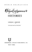 Cover of: Shakespeare's histories
