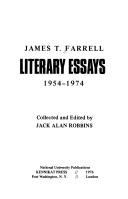Cover of: Literary essays, 1954-1974