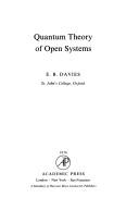 Quantum theory of open systems