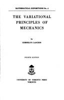 Cover of: The variational principles of mechanics.