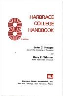 Cover of: Harbrace college handbook