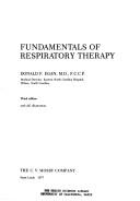 Cover of: Fundamentals of respiratory therapy by Donald F. Egan